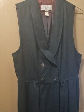 Women's Sleeveless Dark Teal Dress